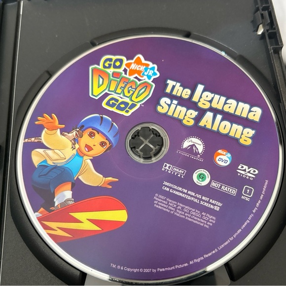 Go Diego Go The Iguana Sing Along DVD Nick JR Preowned Great Condition - Picture 9 of 9